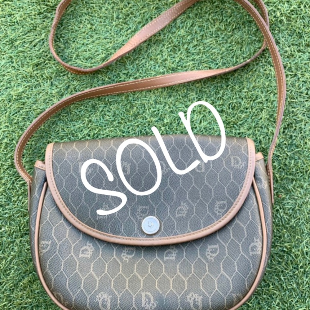 Dior Vintage Crossbody honeycomb
